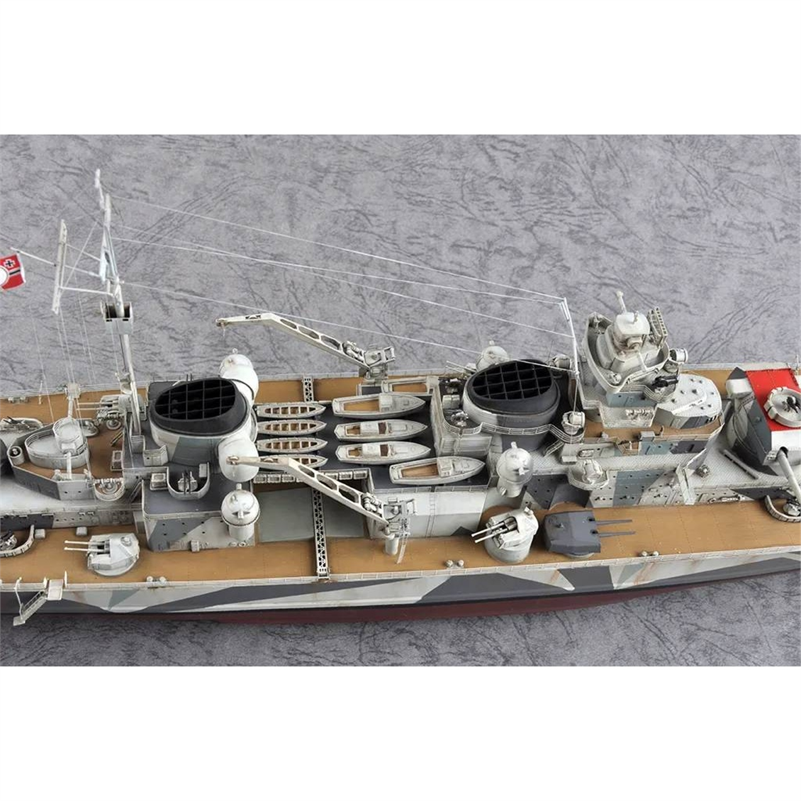 Trumpeter 05370 1/350 Ölçek, DKM Barbarossa, O Sınıfı Savaş Gemisi Plastik Model Kiti