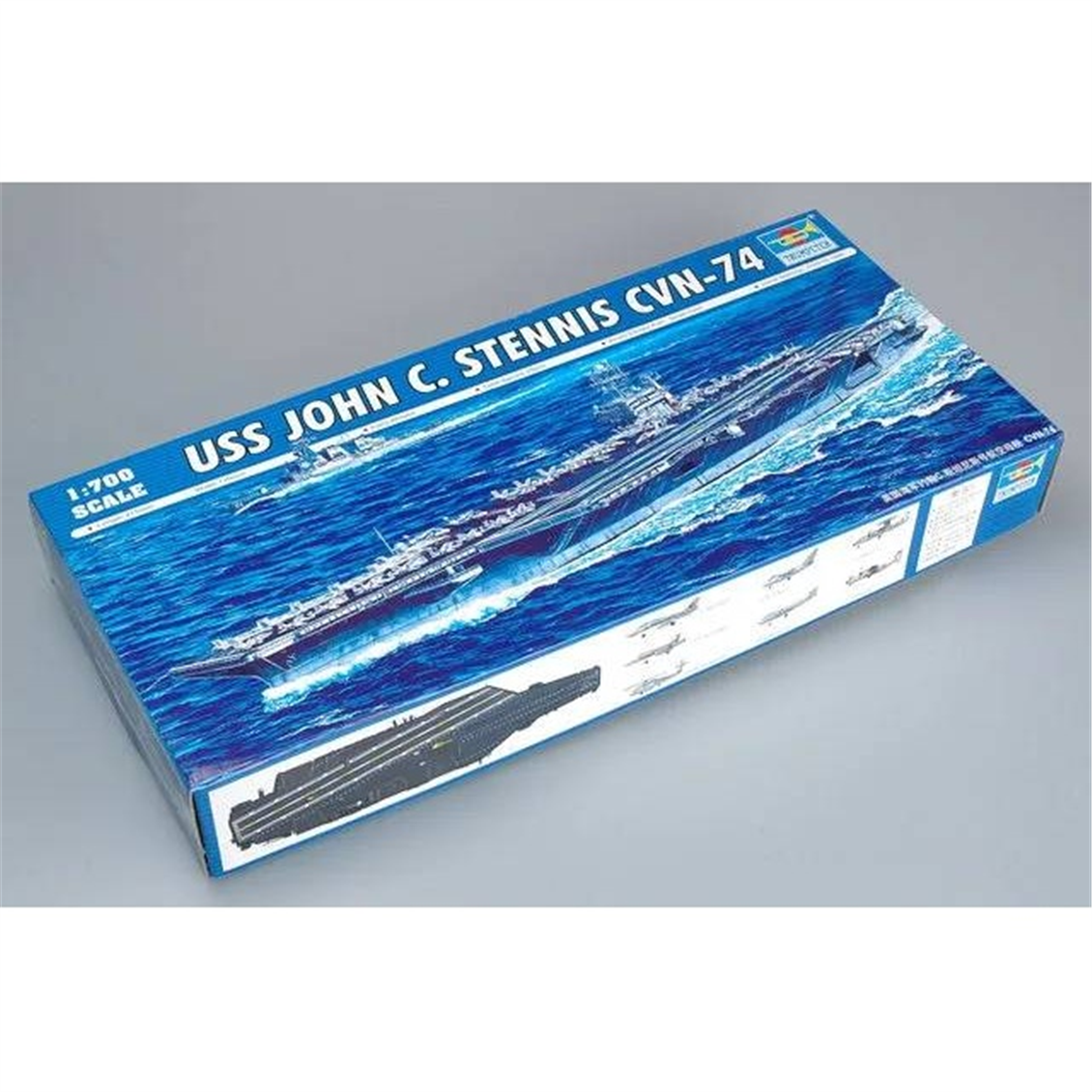 Trumpeter 05733 1/700 Ölçek, John C. Stennis CVN-74, Uçak Gemisi Plastik Model Kiti