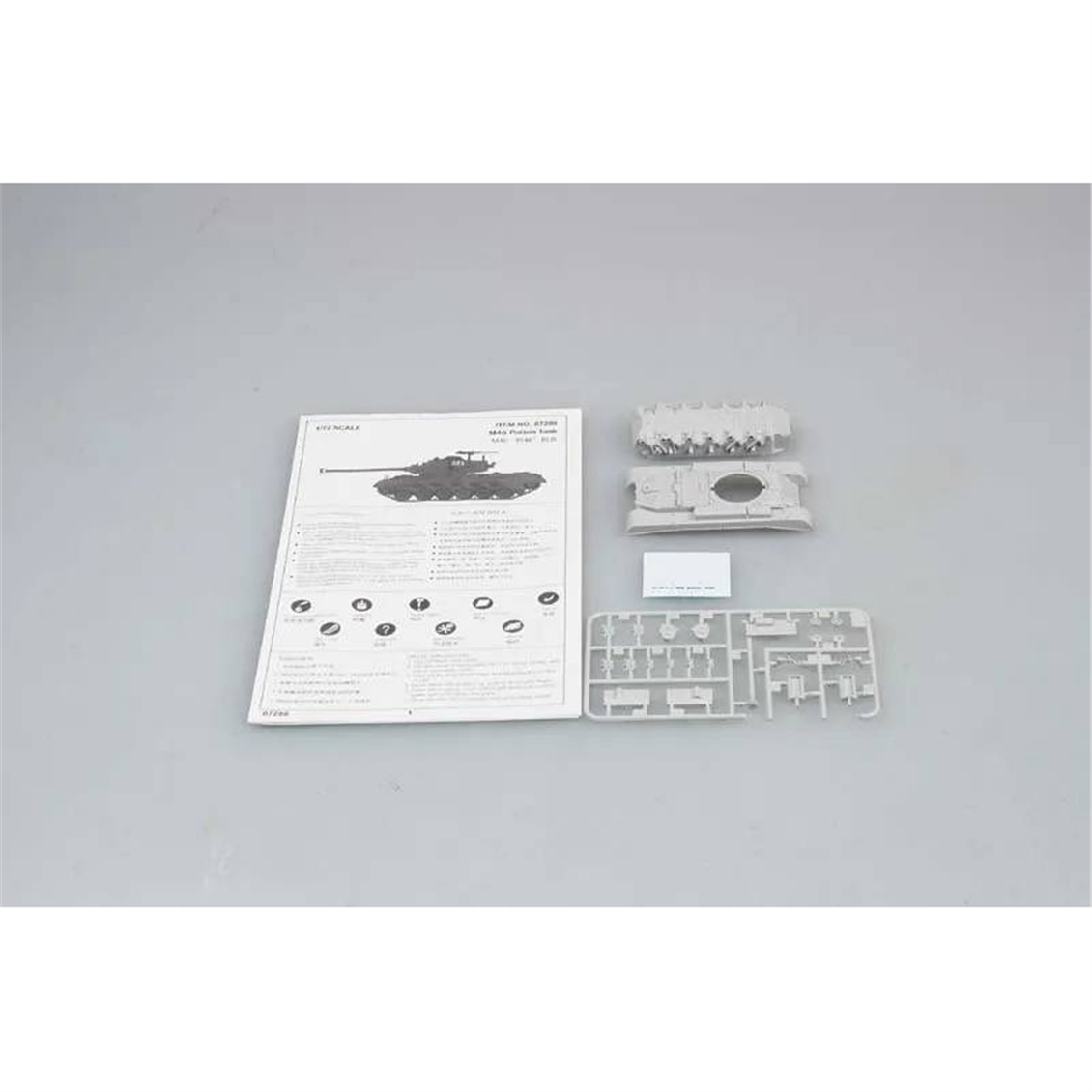 Trumpeter 07288 1/72 Ölçek, M46 Patton Orta Sınıf Tank, Plastik Model Kiti