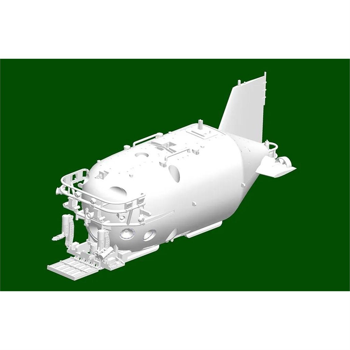Trumpeter 07332 1/72 Ölçek, SHEN HAI YONG SHI İnsanlı Denizaltı (Batiskaf), Plastik Model Kiti