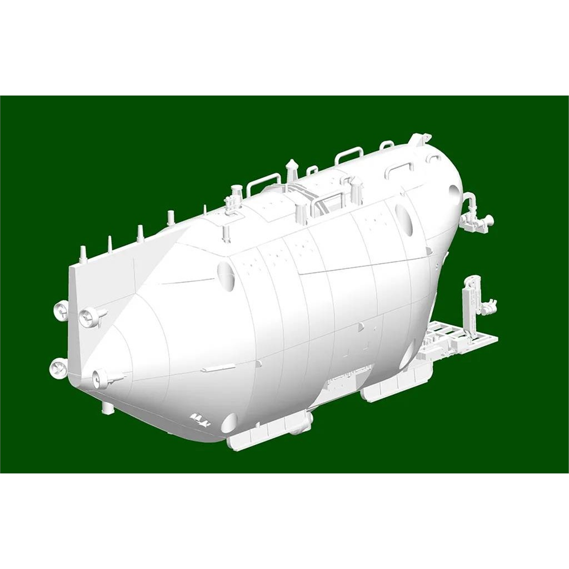 Trumpeter 07333 1/72 Ölçek, FEN DOU ZHE İnsanlı Denizaltı (Batiskaf), Plastik Model Kiti