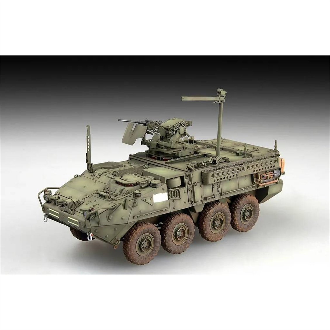 Trumpeter 07424 1/72 Ölçek, US Army M1131 Stryker FSV, Ateş Destek Aracı Plastik Model Kiti