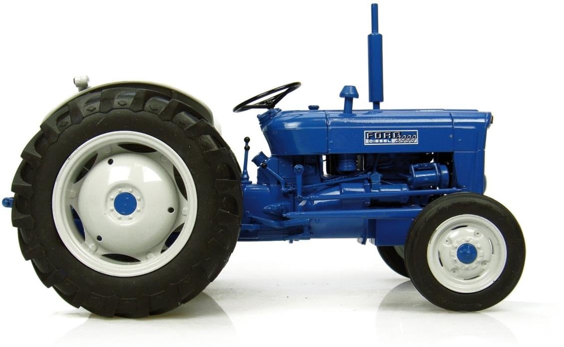 Universal Hobbies UH2902 1/16 Fordson Super Dexta Diesel 2000-US Traktör, Sergilemeye Hazır Metal Tarımsal Makina Modeli
