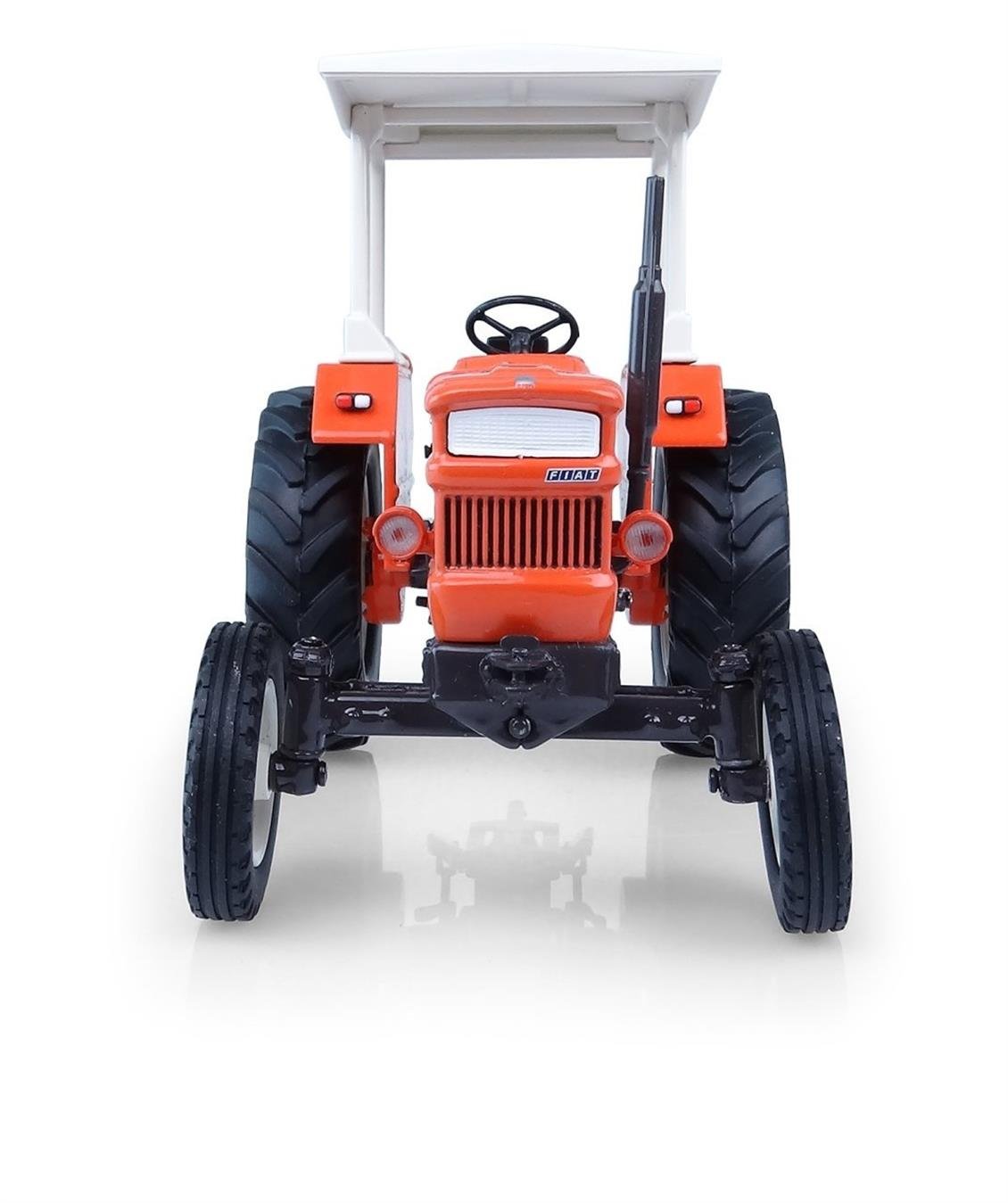 Universal Hobbies UH5255 1/32 Fiat 750  2WD, Sürücü Kabinli Traktör, Sergilemeye Hazır Metal Tarımsal Makina Modeli