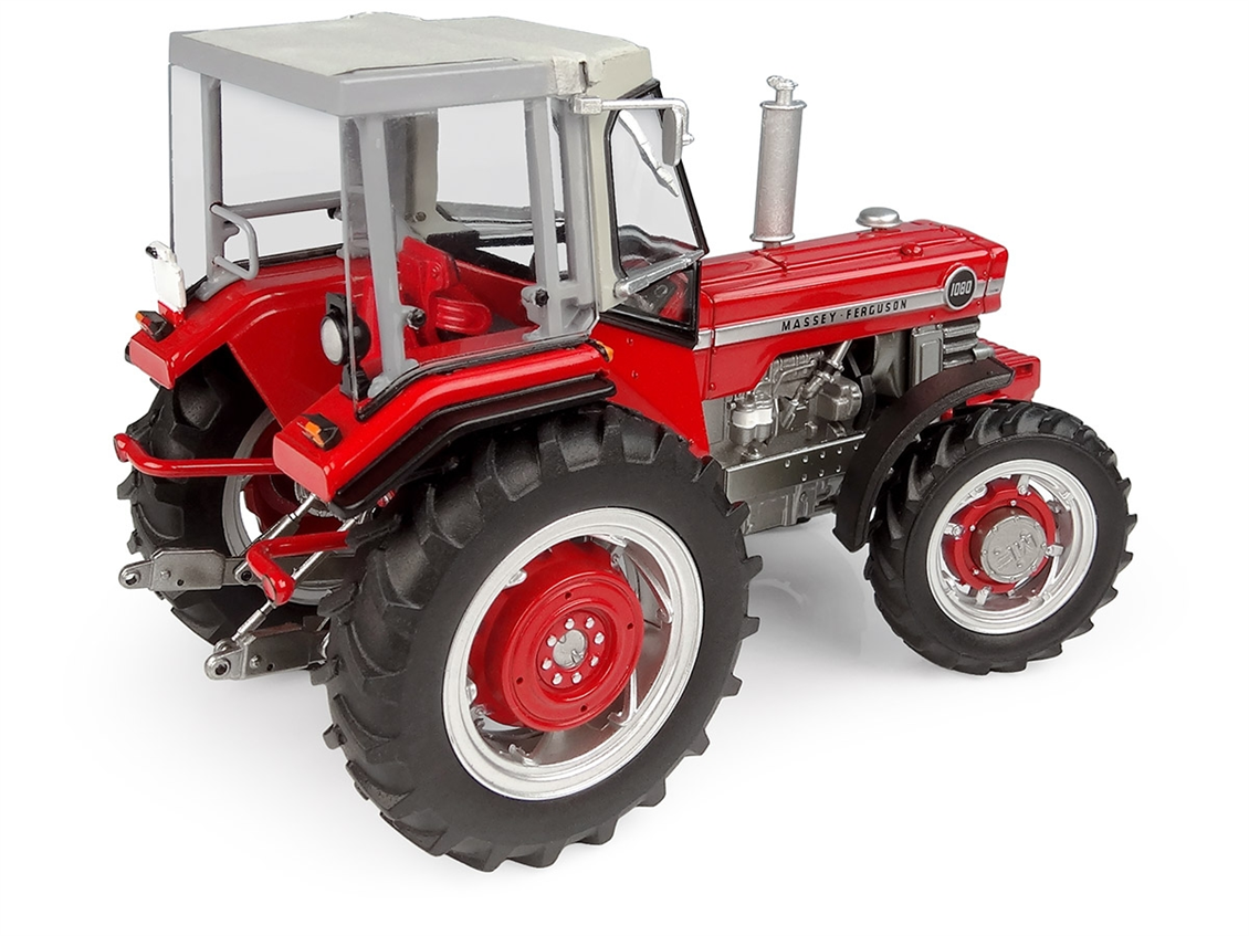 Universal Hobbies UH6481 1/32 Ölçek, Massey Ferguson 1080 4WD, Peco Kabinli Traktör, Sergilemeye Hazır Tarımsal Makine Modeli