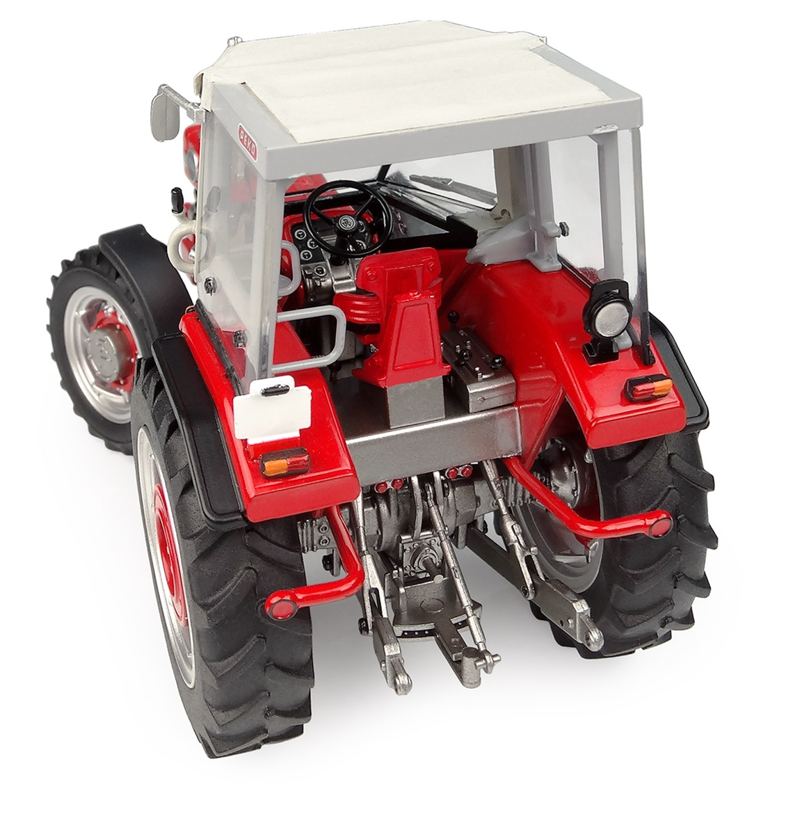 Universal Hobbies UH6481 1/32 Ölçek, Massey Ferguson 1080 4WD, Peco Kabinli Traktör, Sergilemeye Hazır Tarımsal Makine Modeli