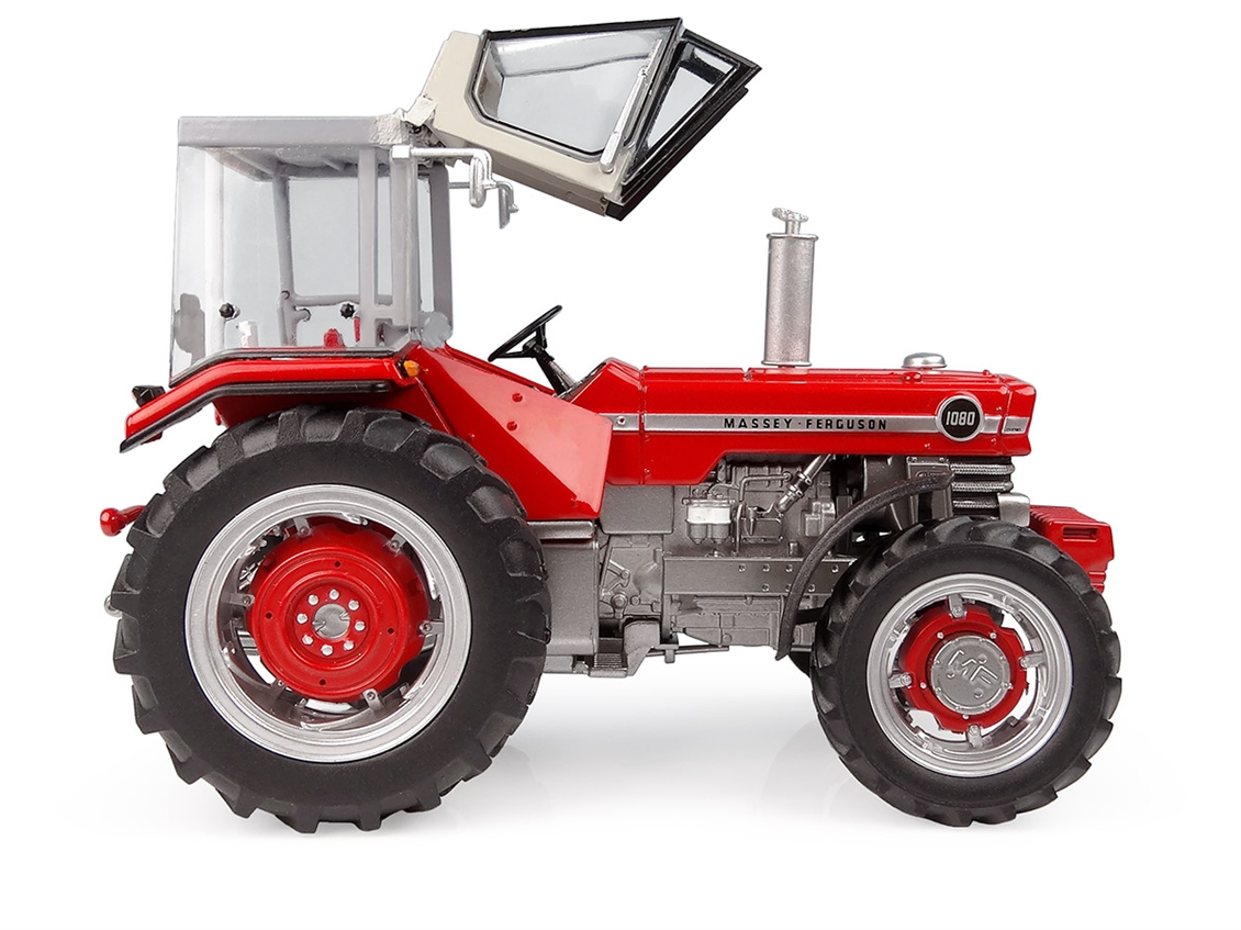 Universal Hobbies UH6481 1/32 Ölçek, Massey Ferguson 1080 4WD, Peco Kabinli Traktör, Sergilemeye Hazır Tarımsal Makine Modeli