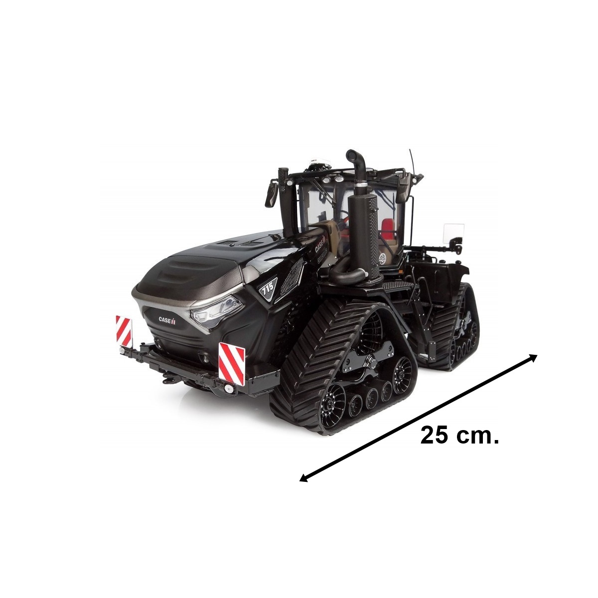 Universal Hobbies UH6820 1/32 Ölçek, Case IH Quadtrac 715 Black Beauty Traktör, Sergilemeye Hazır Tarımsal Makine Modeli