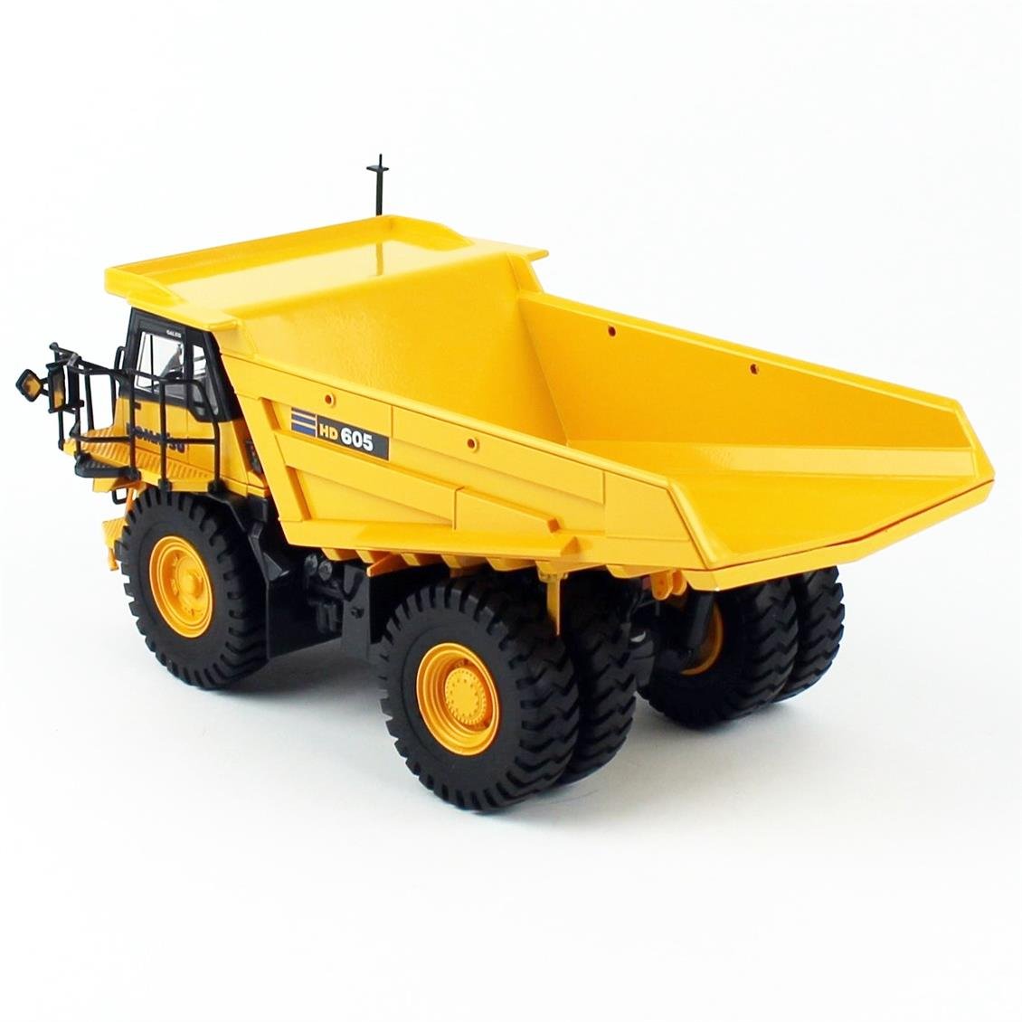 Universal Hobbies UH8009 1/50 Ölçek Komatsu HD605 Saha Kamyonu, Sergilemeye Hazır Metal İş Makinası Modeli