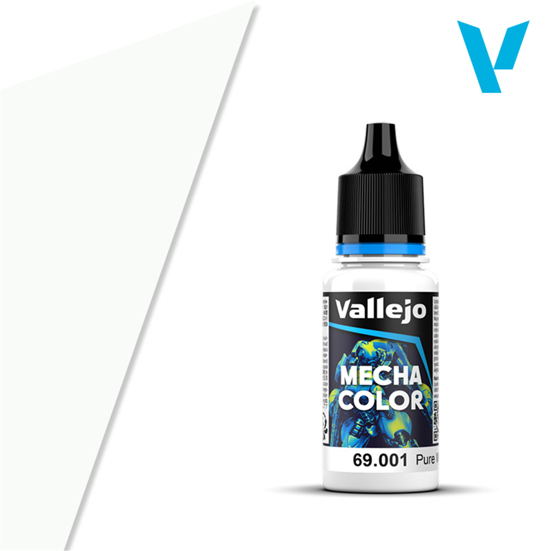 Vallejo 69001 18 ml. Pure White, Mecha Color Serisi Model Boyası