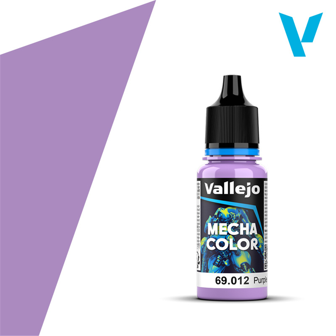 Vallejo 69012 18 ml. Purple, Mecha Color Serisi Model Boyası