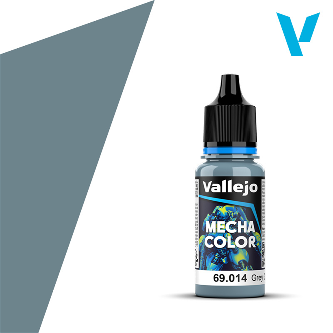 Vallejo 69014 18 ml. Grey Green, Mecha Color Serisi Model Boyası