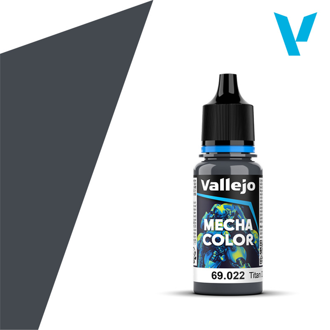 Vallejo 69022 18 ml. Titan Dark Blue, Mecha Color Serisi Model Boyası