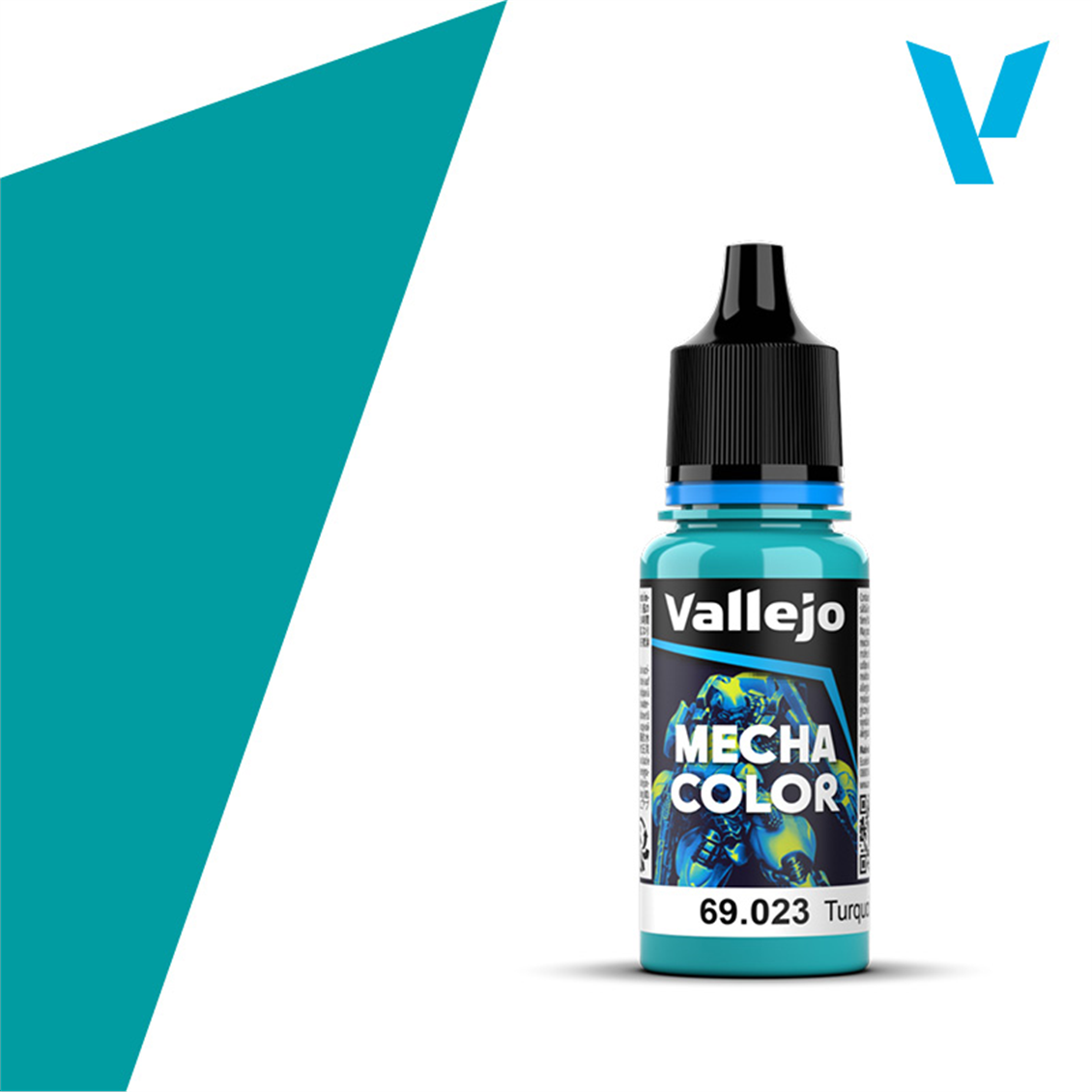 Vallejo 69023 18 ml. Turquoise, Mecha Color Serisi Model Boyası