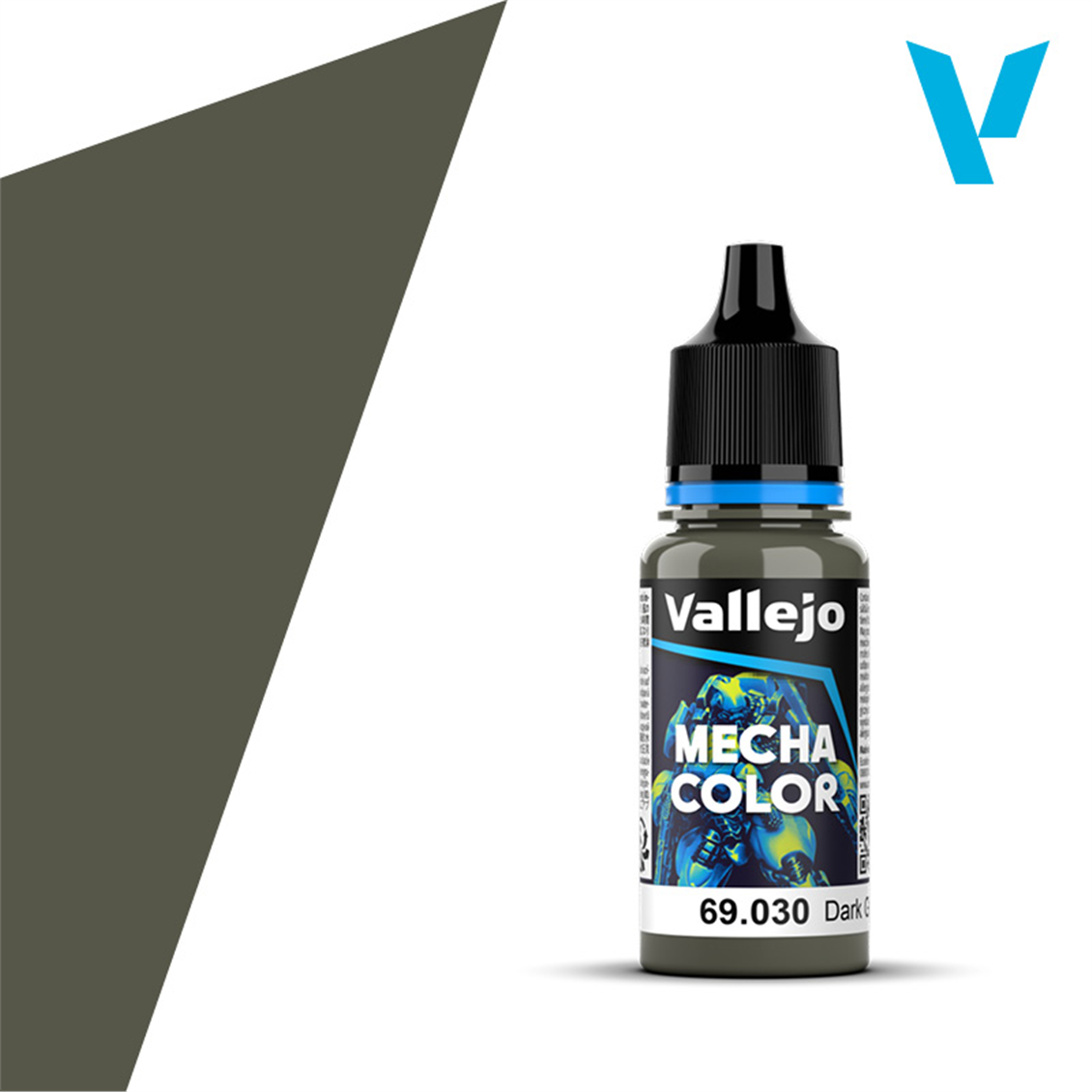 Vallejo 69030 18 ml. Dark Green, Mecha Color Serisi Model Boyası