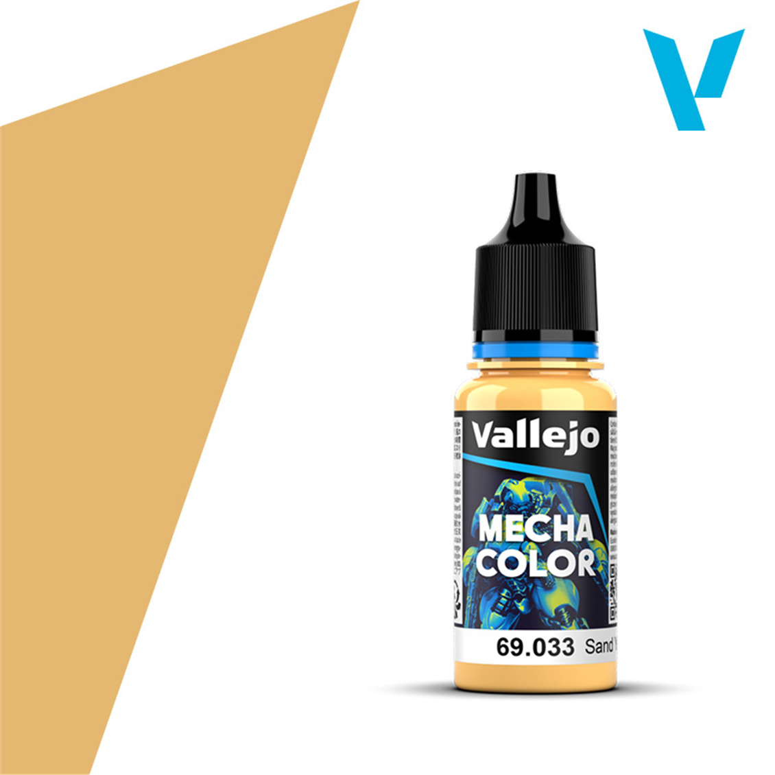Vallejo 69033 18 ml. Sand Yellow, Mecha Color Serisi Model Boyası