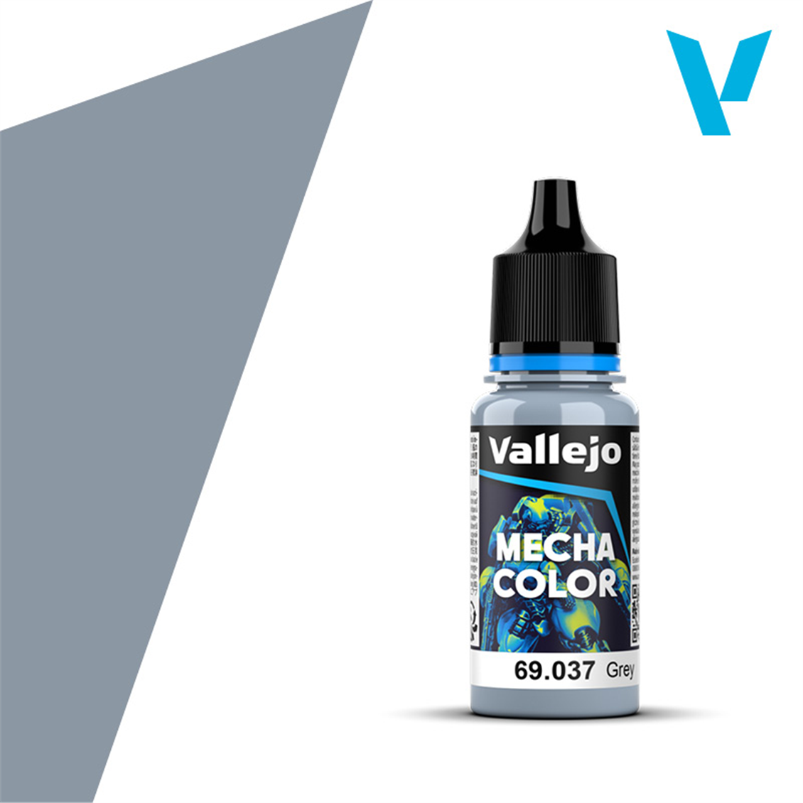 Vallejo 69037 18 ml. Grey, Mecha Color Serisi Model Boyası