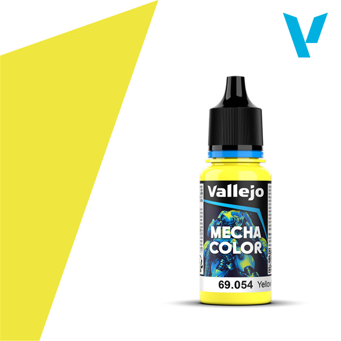 Vallejo 69054 18 ml. Yellow Fluorescent, Mecha Color Serisi Model Boyası