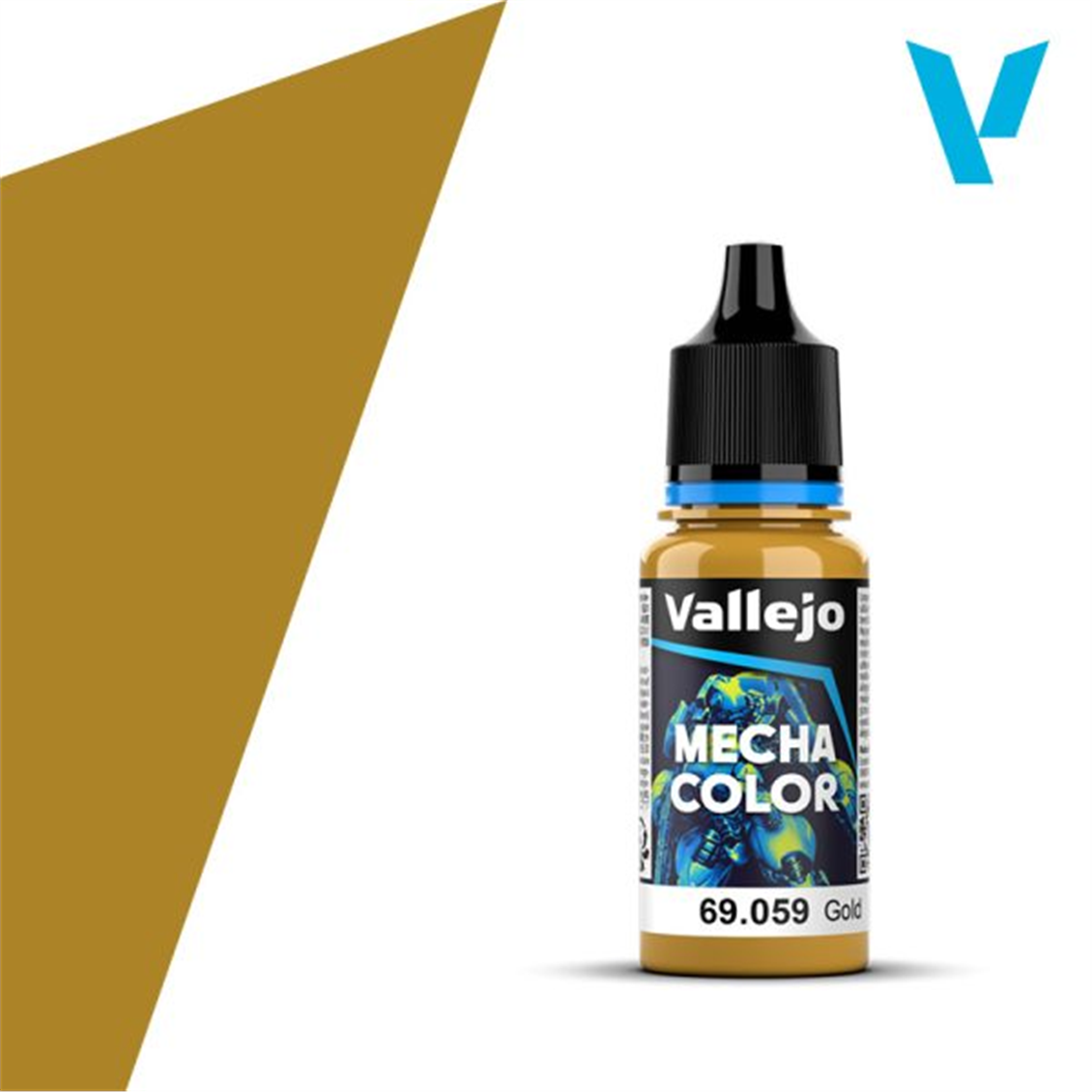 Vallejo 69059 18 ml. Gold, Mecha Color Serisi Model Boyası