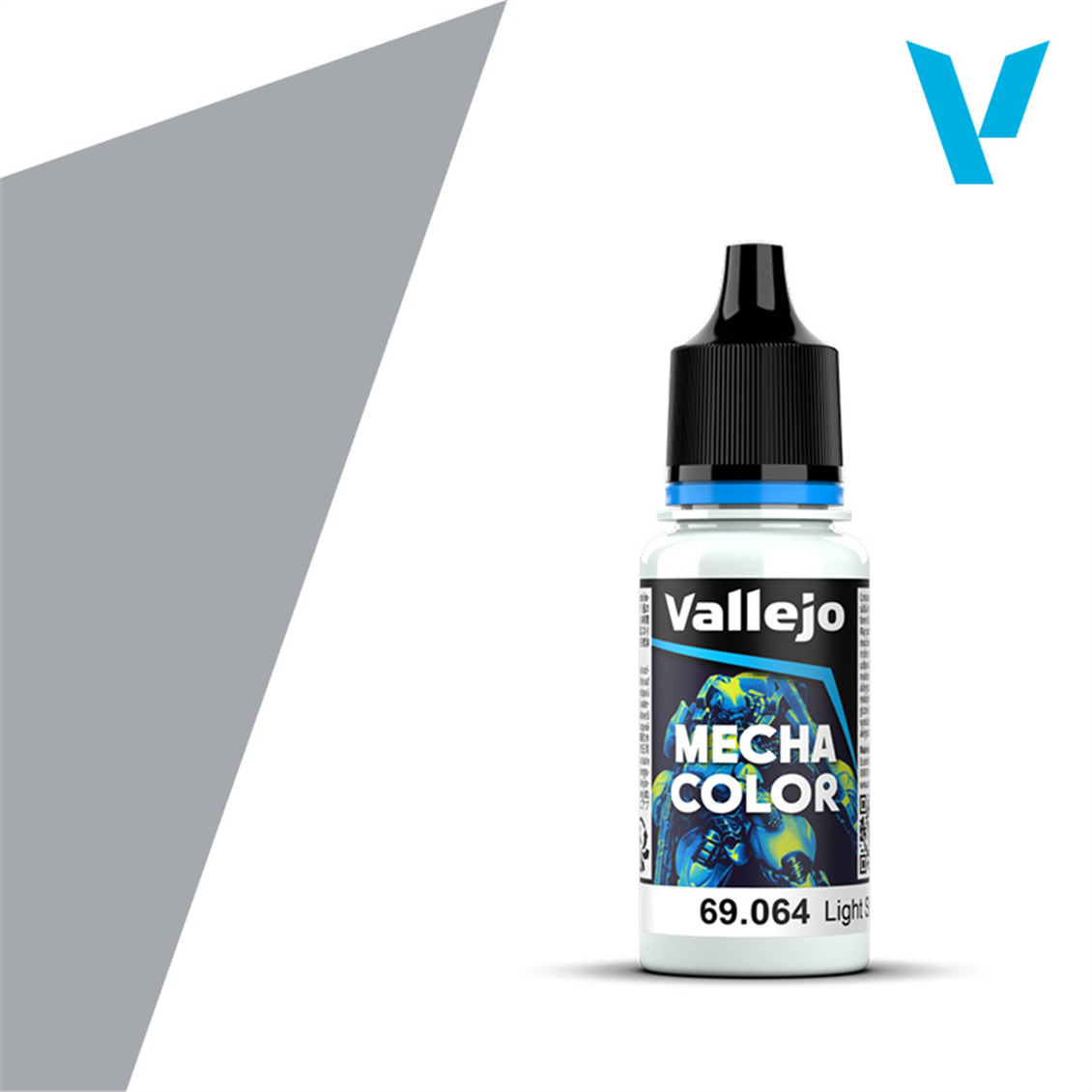 Vallejo 69064 18 ml. Light Steel, Mecha Color Serisi Model Boyası
