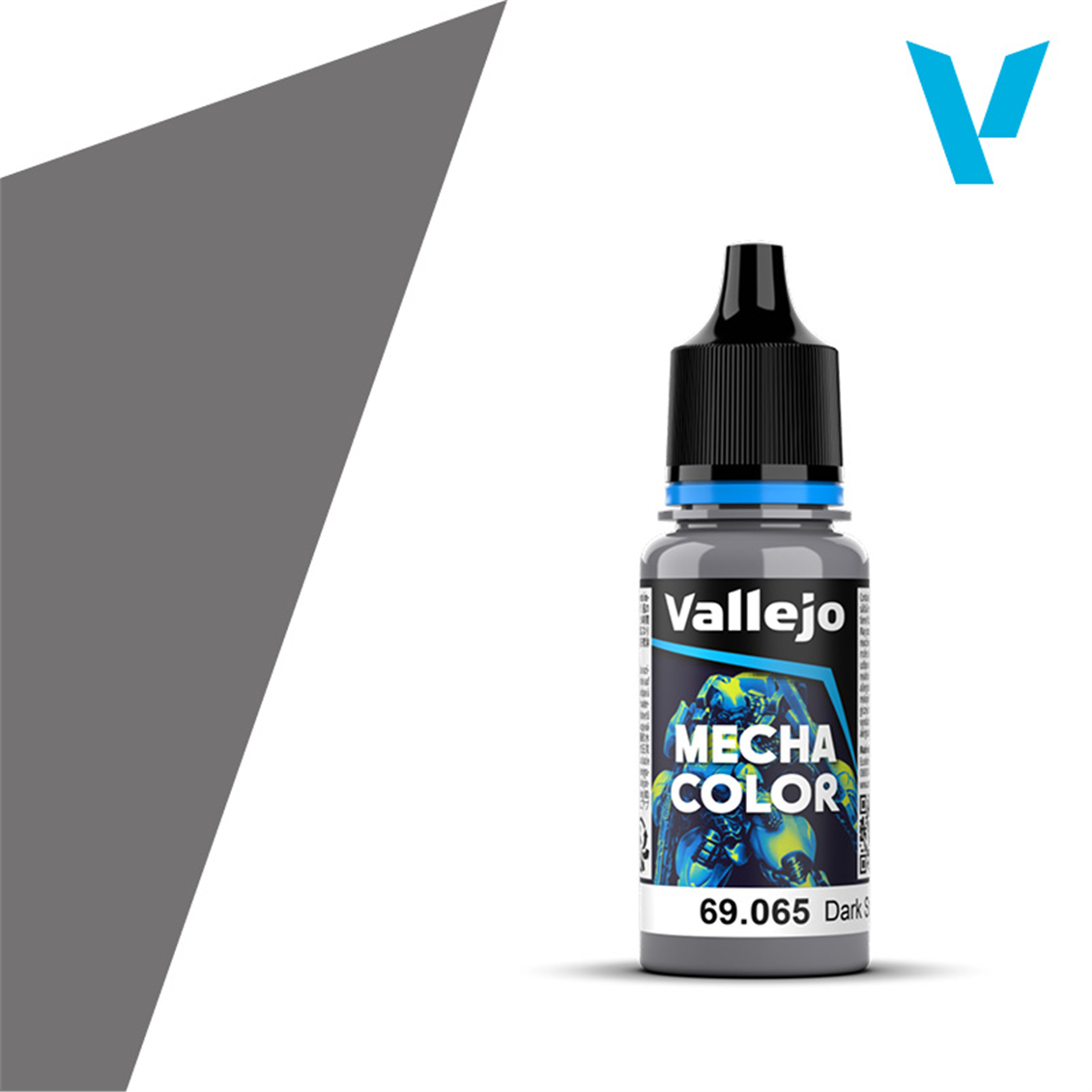 Vallejo 69065 18 ml. Dark Steel, Mecha Color Serisi Model Boyası