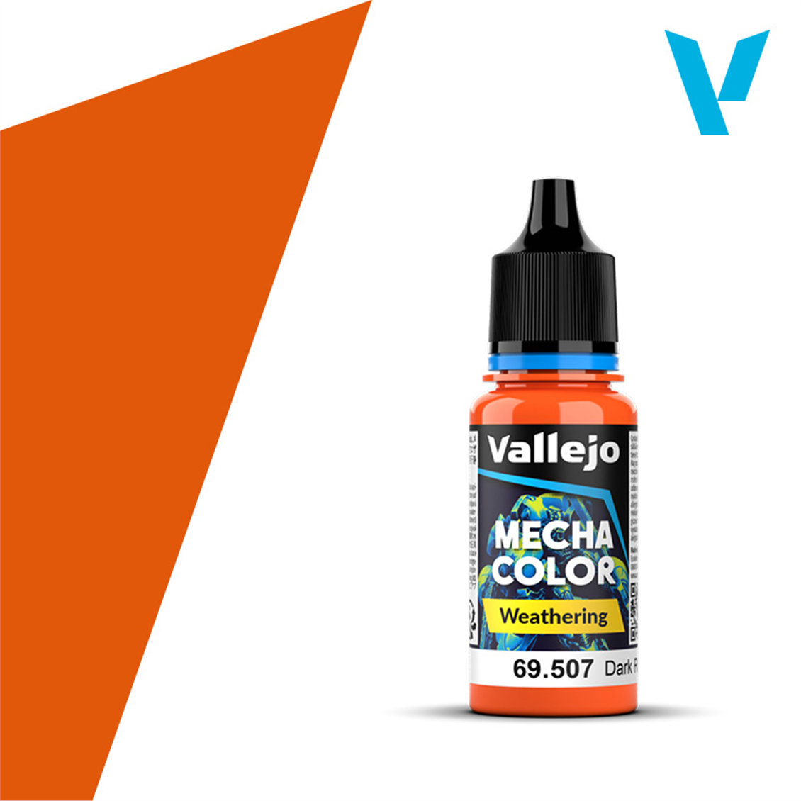 Vallejo 69507 18 ml. Dark Rust Wash, Mecha Color Serisi Model Boyası