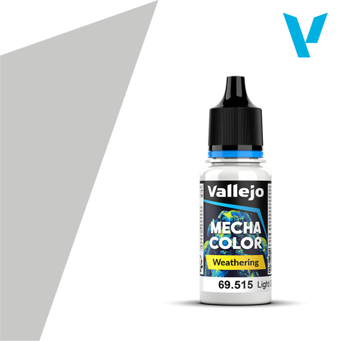 Vallejo 69515 18 ml. Light Grey Wash, Mecha Color Serisi Model Boyası