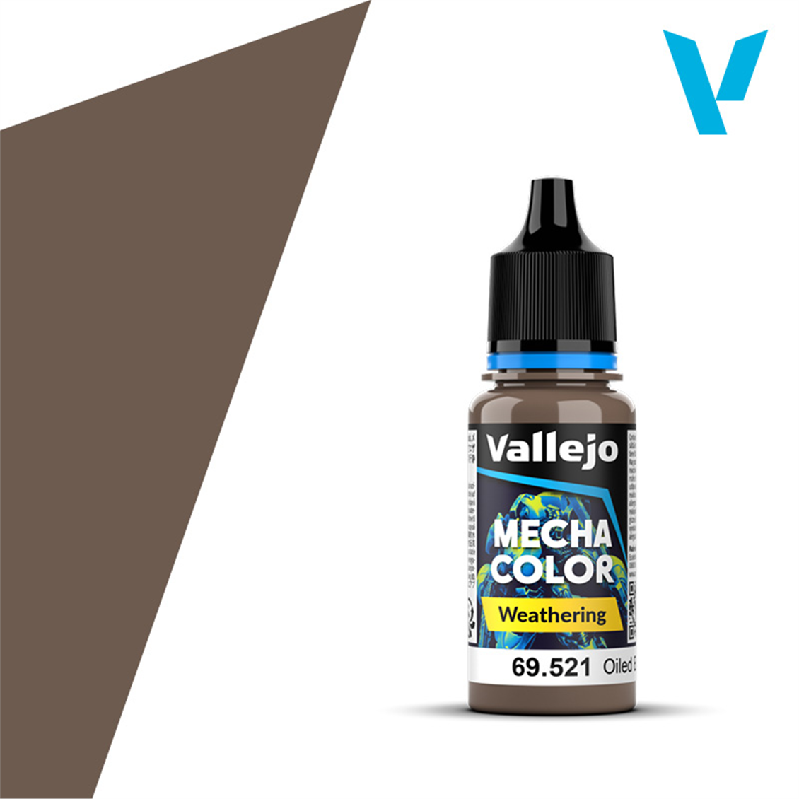 Vallejo 69521 18 ml. Oiled Earth Wash, Mecha Color Serisi Model Boyası