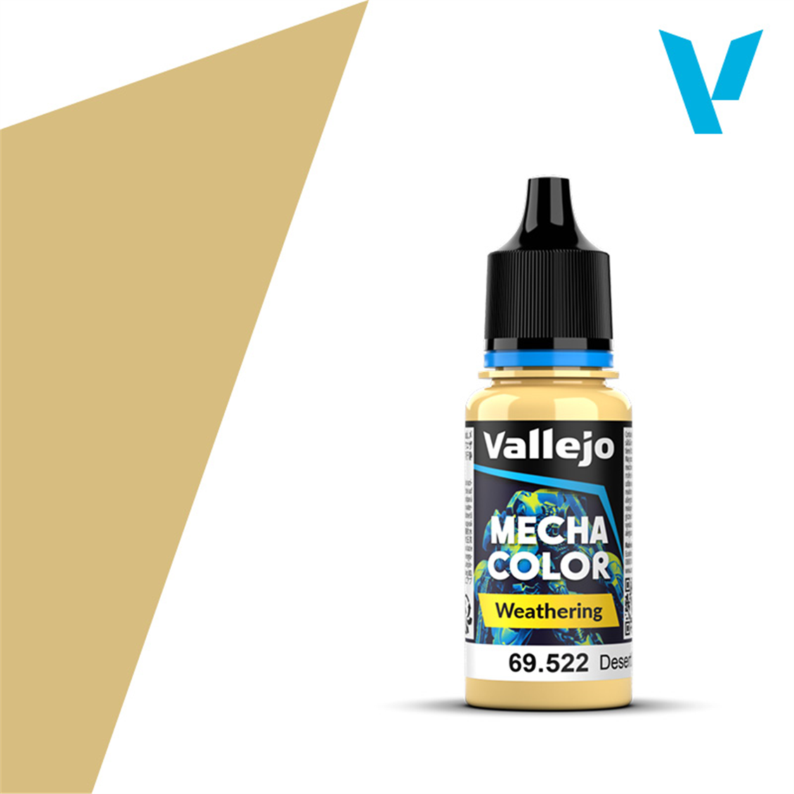 Vallejo 69522 18 ml. Desert Dust Wash, Mecha Color Serisi Model Boyası