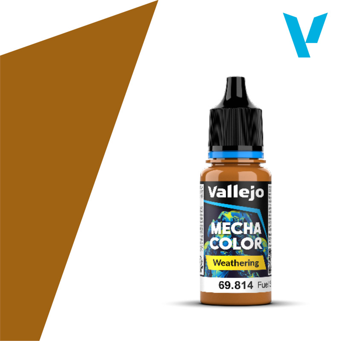 Vallejo 69814 18 ml. Fuel Stains (Gloss), Mecha Color Serisi Model Boyası