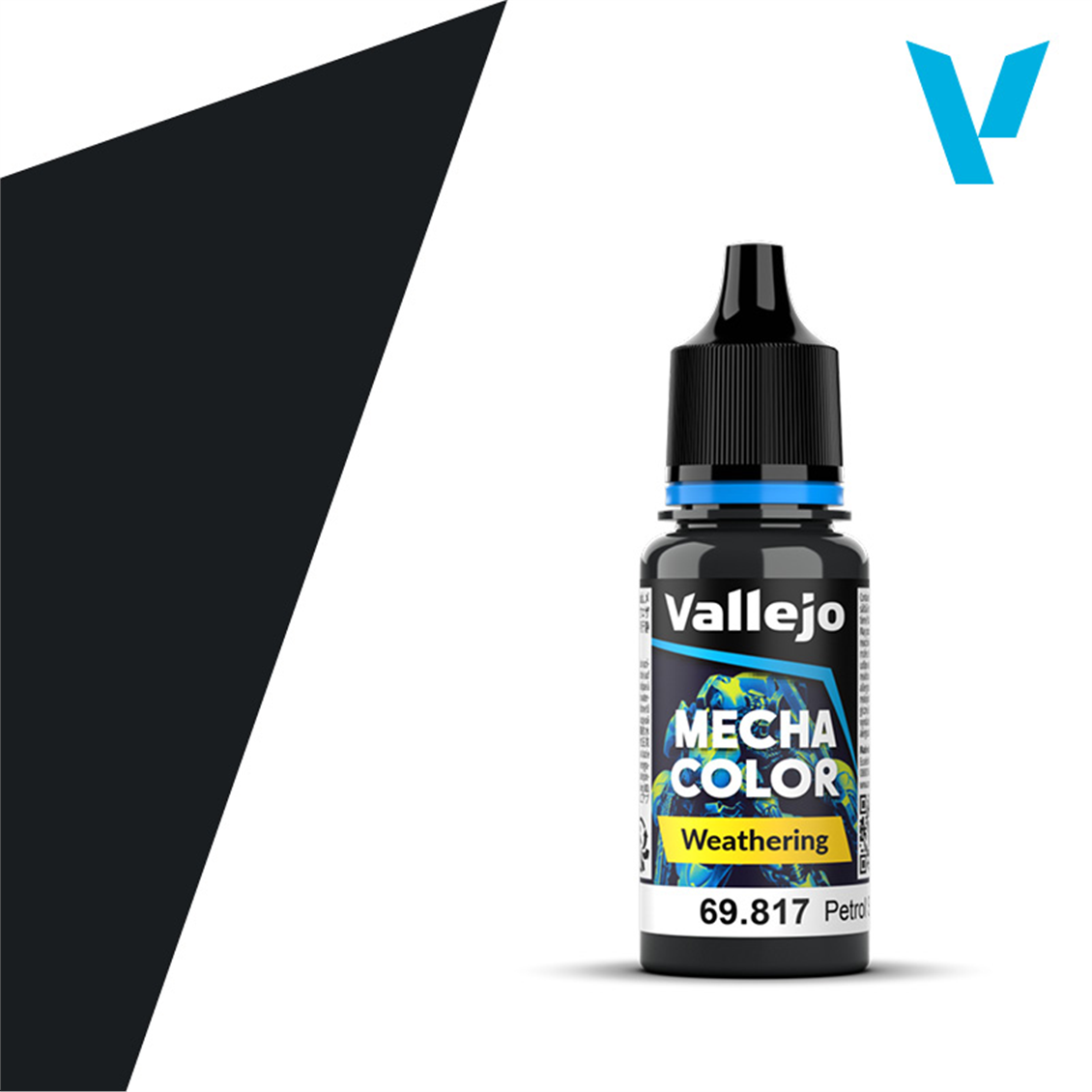 Vallejo 69817 18 ml. Petrol Spills (Gloss), Mecha Color Serisi Model Boyası