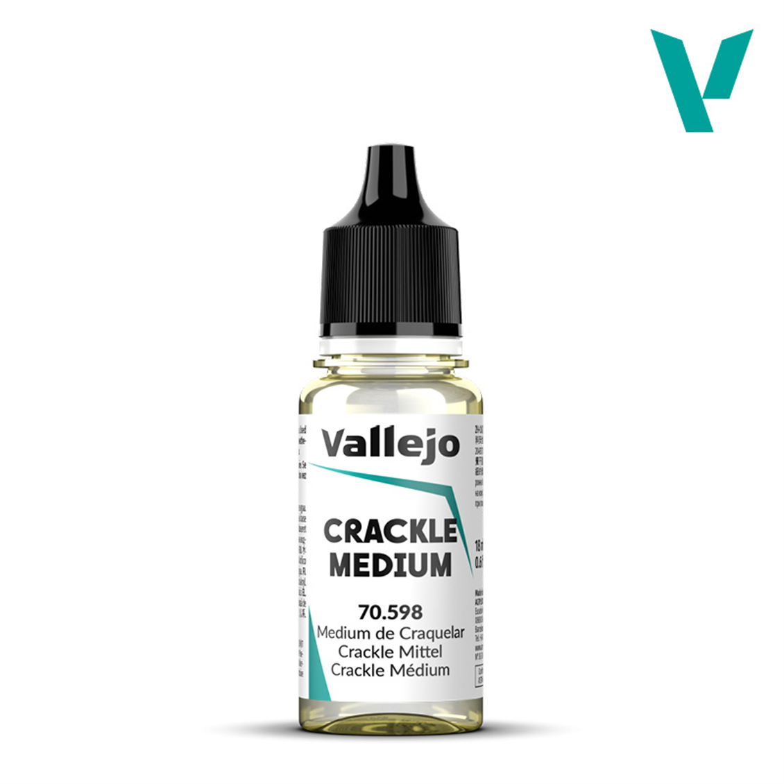 Vallejo 70598 18 ml. Crackle (Çatlak Oluşturma Sıvısı), Model Boyası