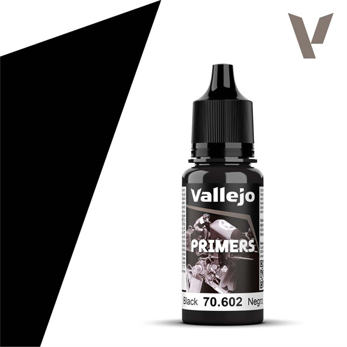 Vallejo 70602 18 ml. Siyah, Astar Model Boyası