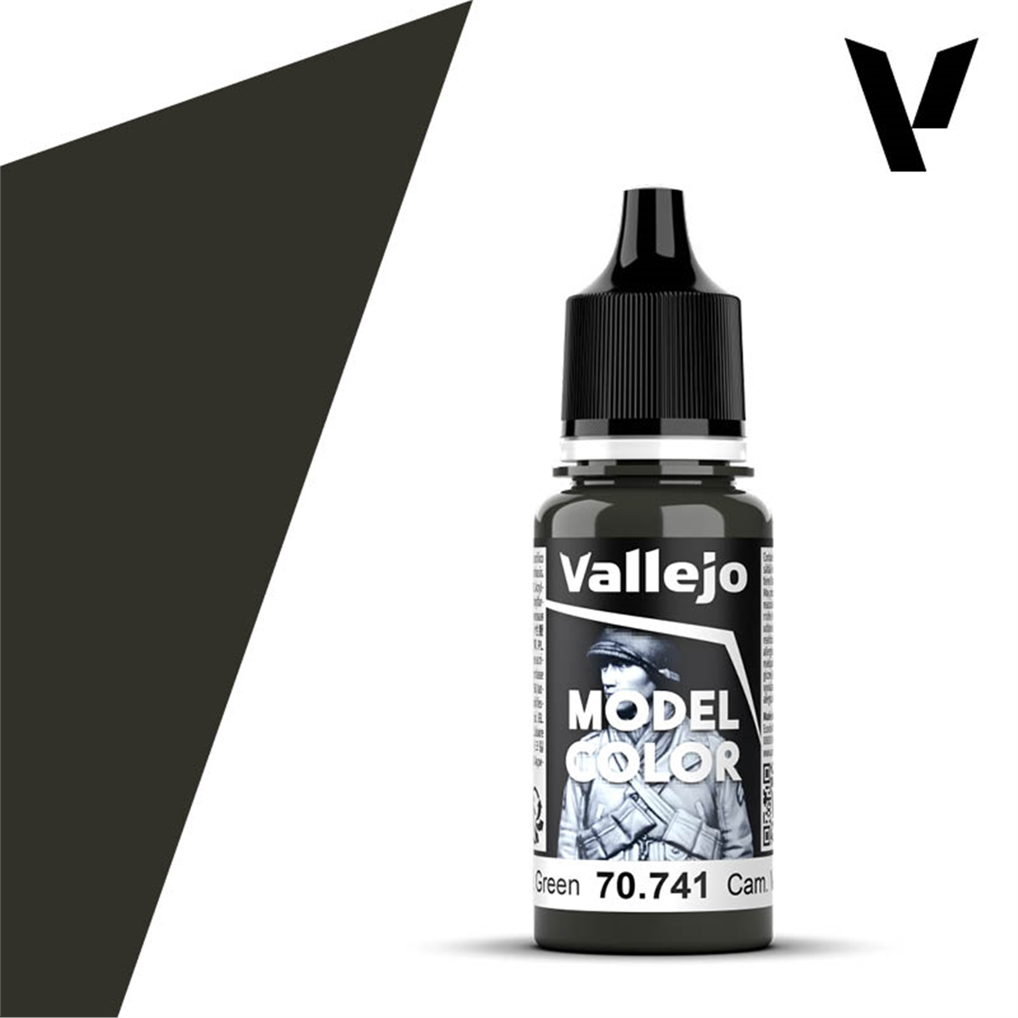 Vallejo 70741 18 ml. (109) Cam. Black Green, Model Color Serisi Model Boyası