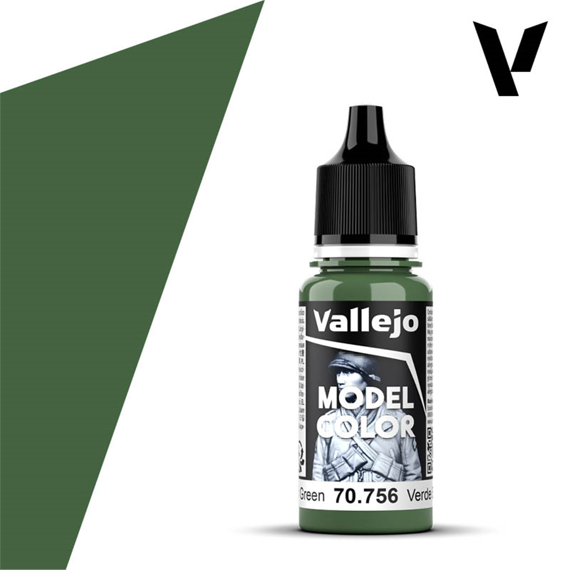 Vallejo 70756 18 ml. (077) Splinter Green, Model Color Serisi Model Boyası