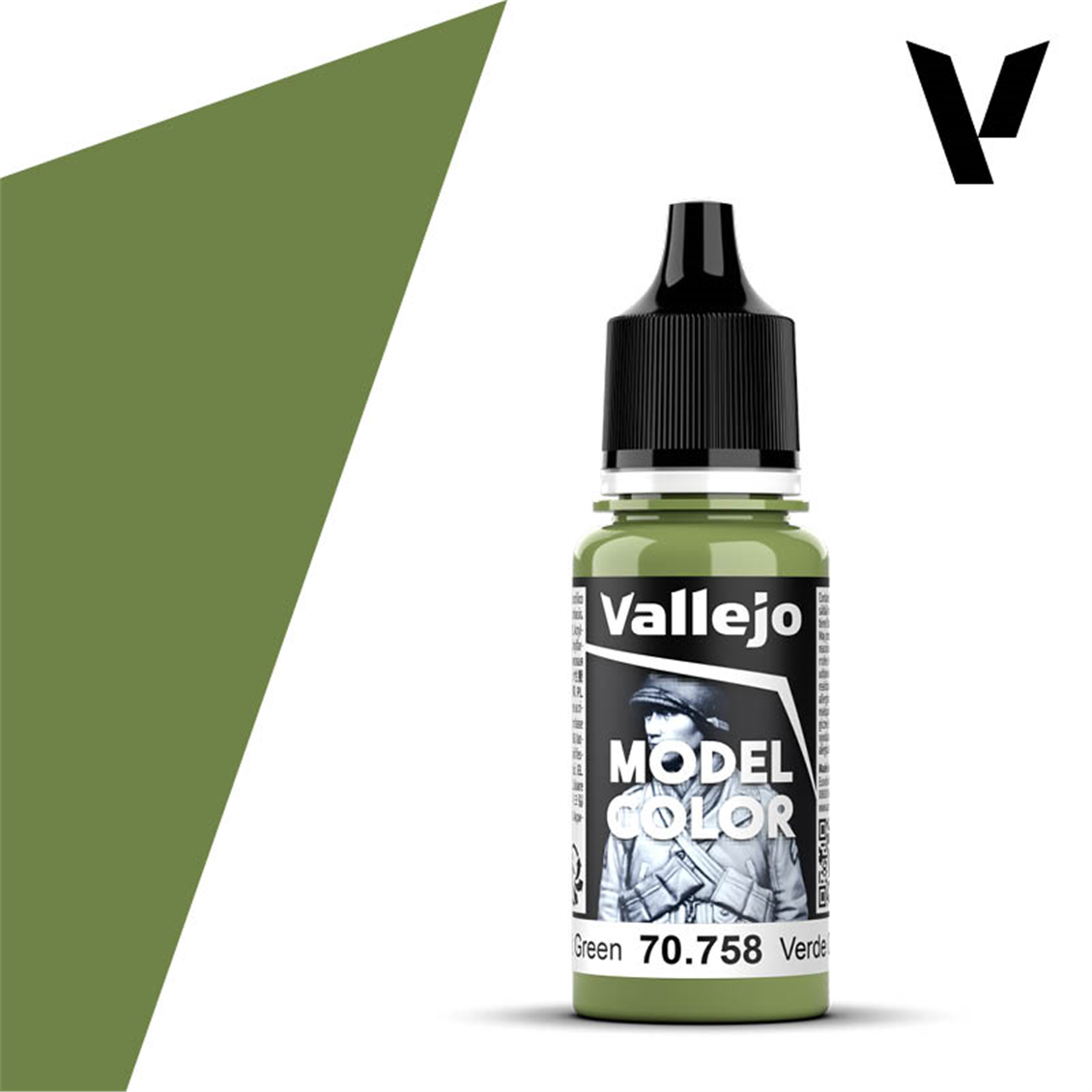 Vallejo 70758 18 ml. (085) Bright Green, Model Color Serisi Model Boyası
