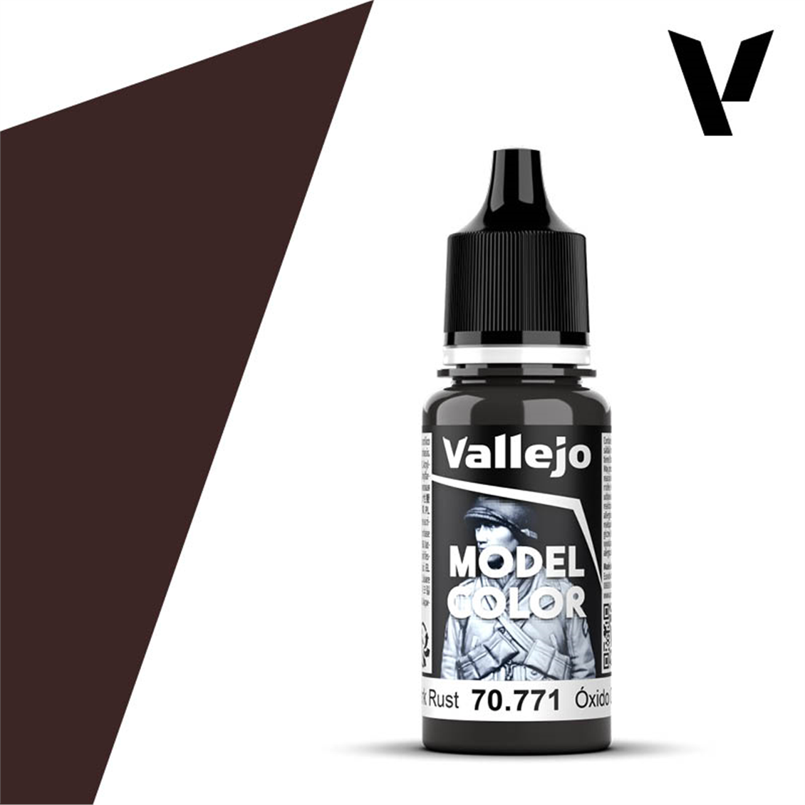 Vallejo 70771 18 ml. (156) Dark Rust, Model Color Serisi Model Boyası