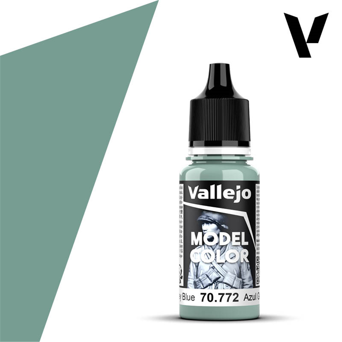 Vallejo 70772 18 ml. (171) Medium Grey Blue, Model Color Serisi Model Boyası