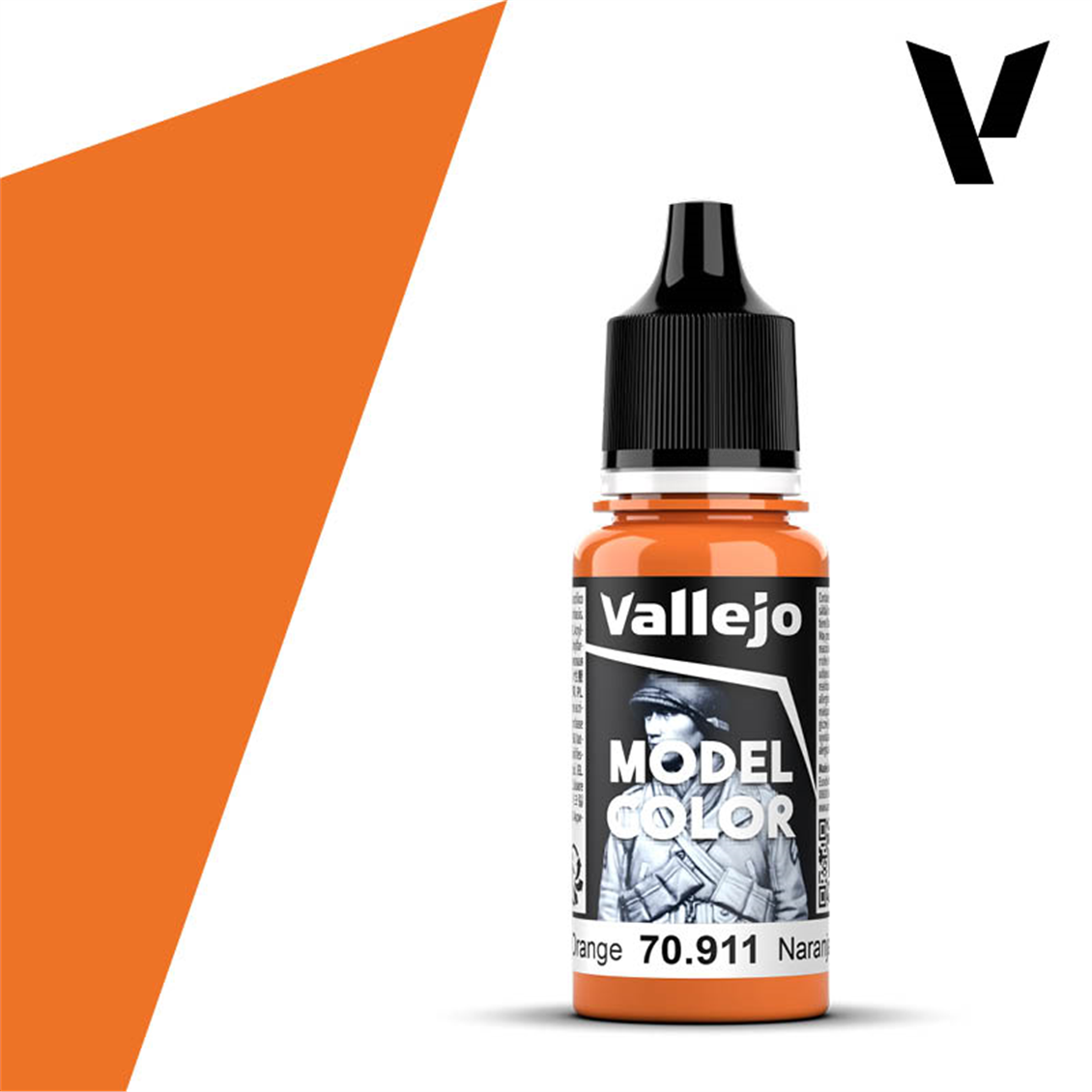 Vallejo 70911 18 ml. (22) Light Orange-Matt, Model Color Series Model Paint
