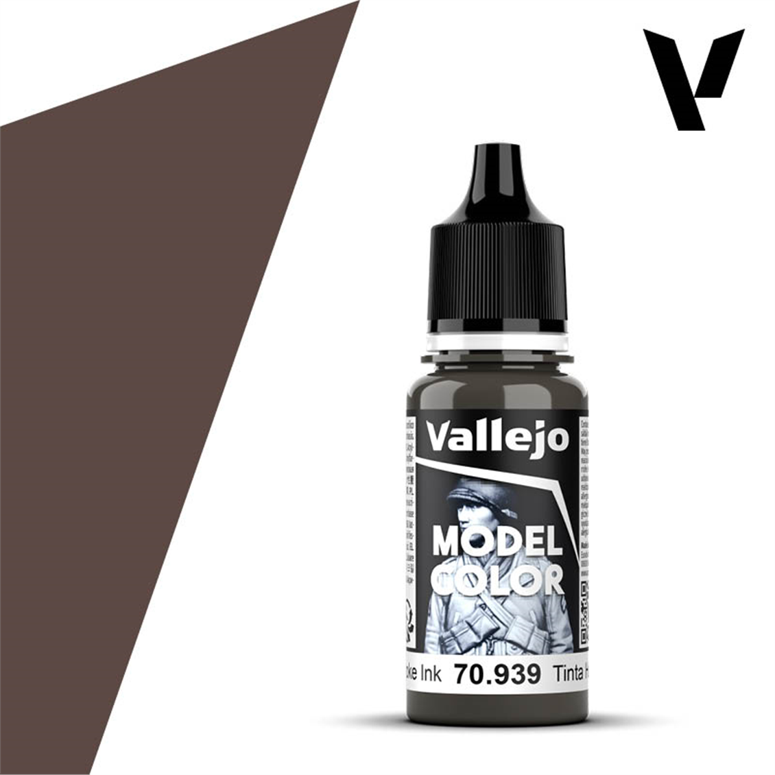Vallejo 70939 18 ml. (181) Smoke-Transparent, Model Color Series Model Paint