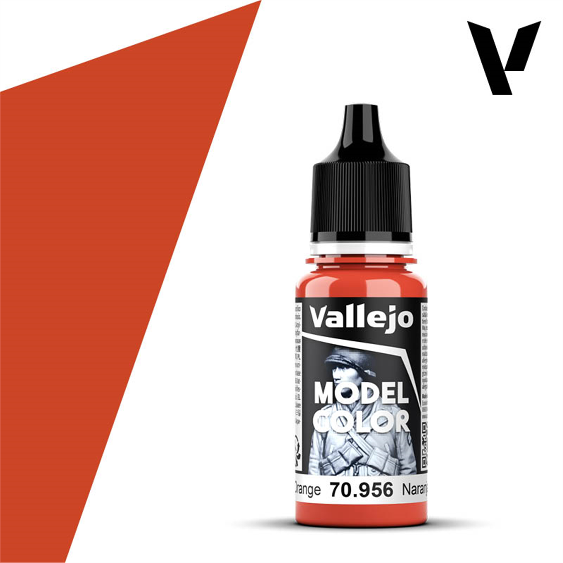 Vallejo 70956 18 ml. (25) Clear Orange-Matt, Model Color Series Model Paint
