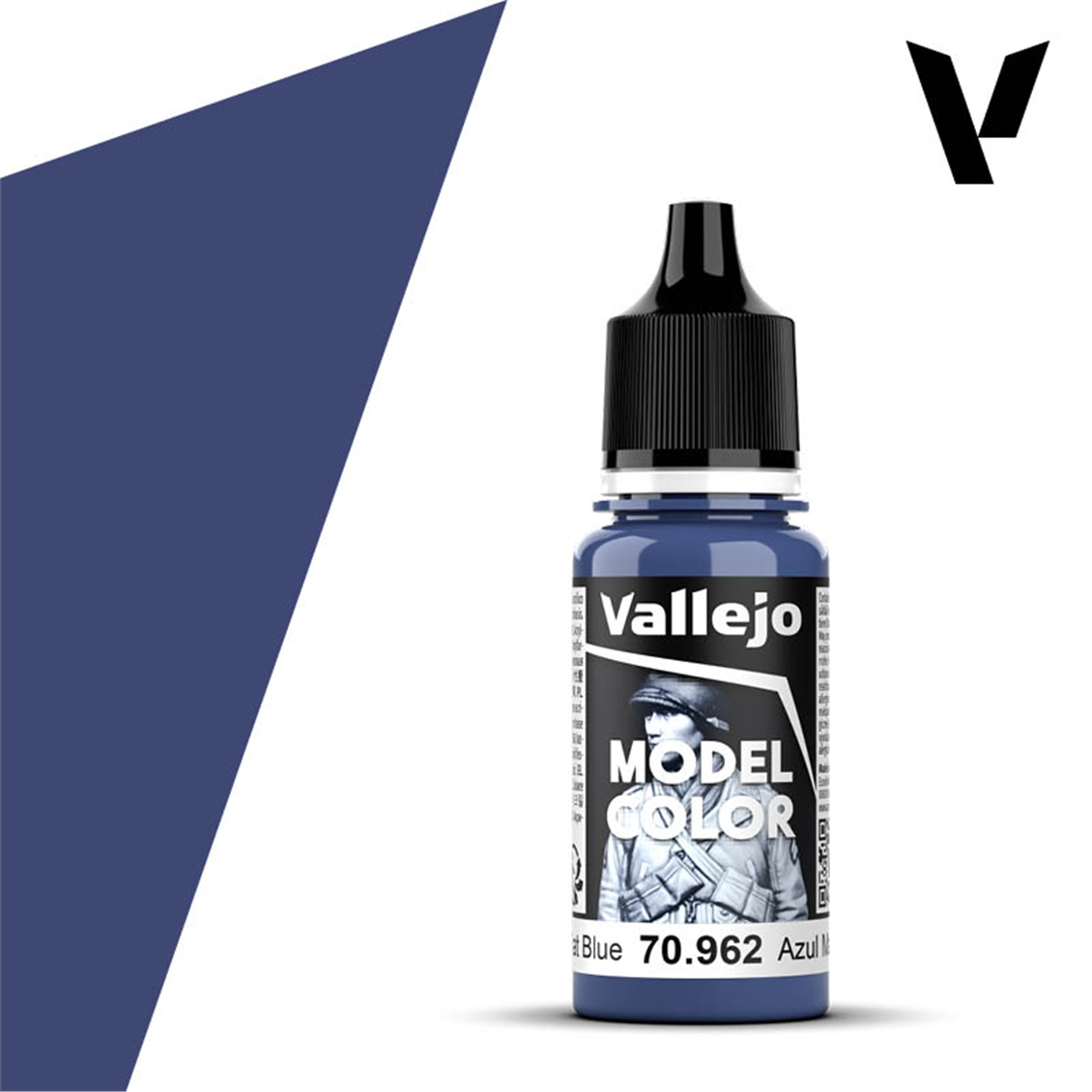 Vallejo 70962 18 ml. (56) Flat Blue-Matt, Model Color Serisi Model Boyası