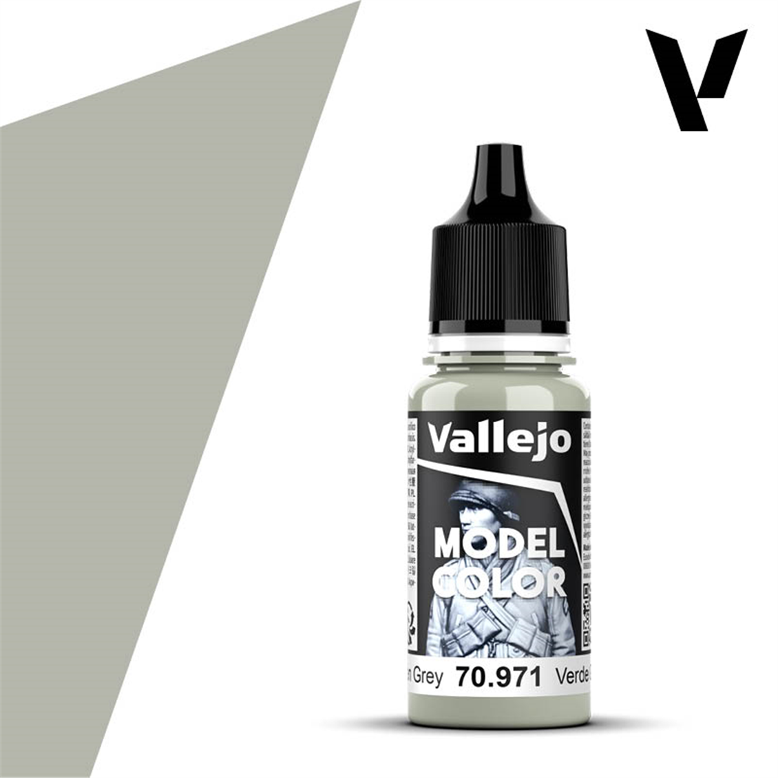 Vallejo 70971 18 ml. (106) Green Grey-Matt, Model Color Serisi Model Boyası