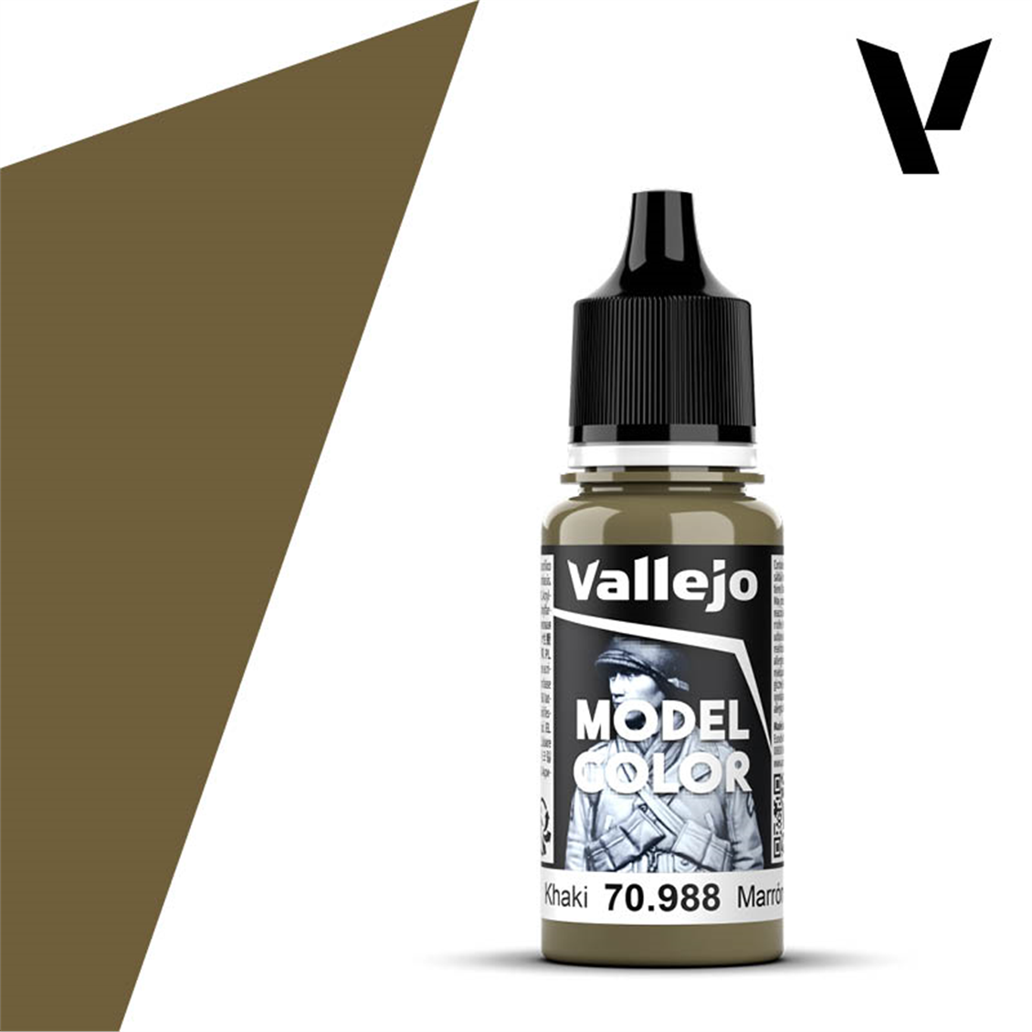 Vallejo 70988 18 ml. (115) Khaki-Matt, Model Color Series Model Paint