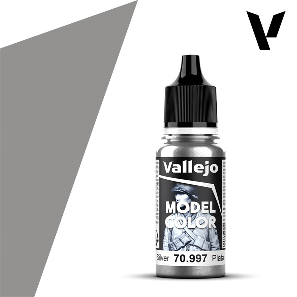 Vallejo 70997 18 ml. (171) Silver-Metallic, Model Color Serisi Model Boyası