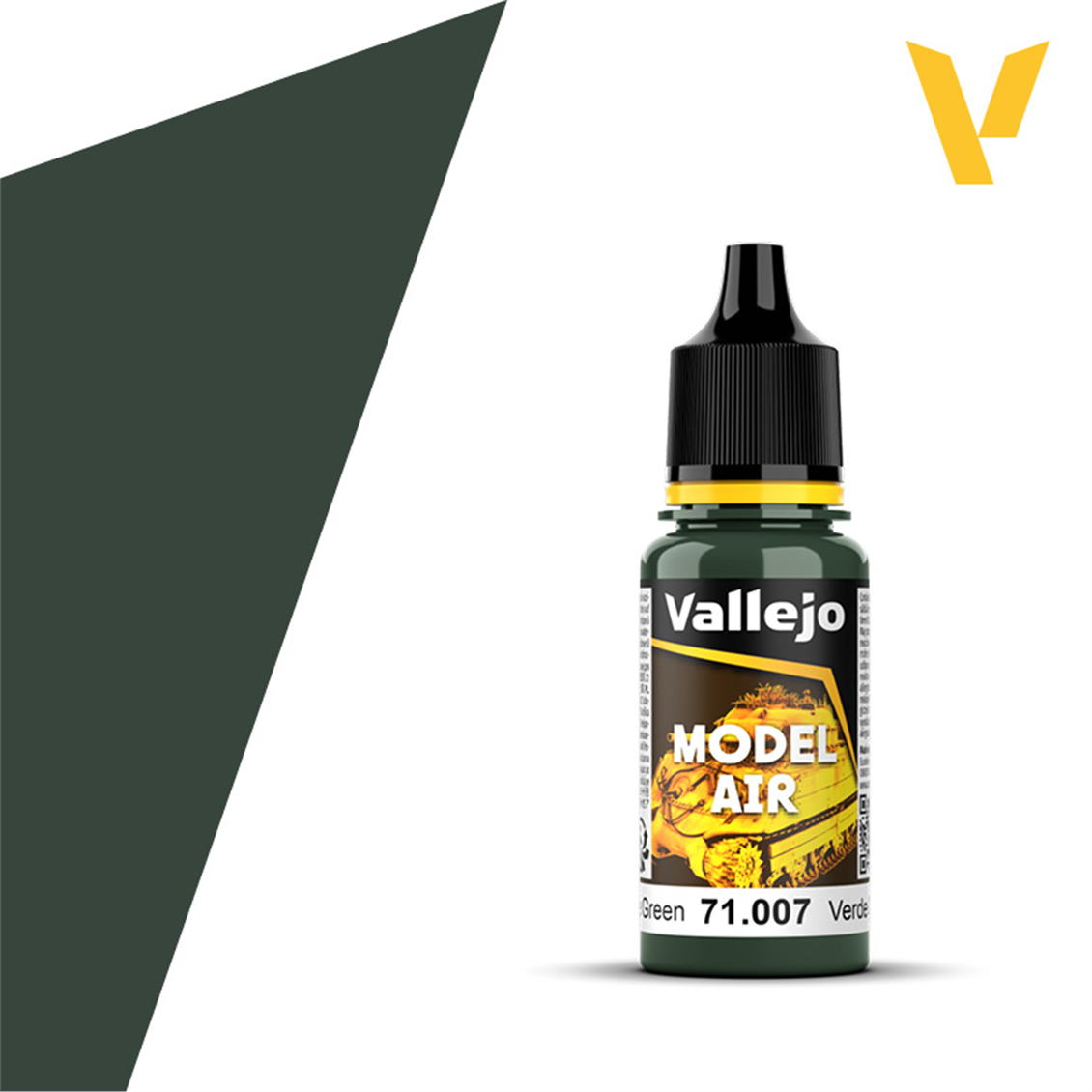 Vallejo 71007 18 ml. Olive Green, Model Air Series Model Paint