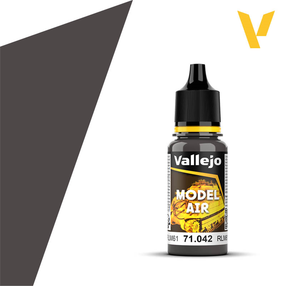 Vallejo 71042 18 ml. Dark Brown RLM61, Model Air Series Model Paint