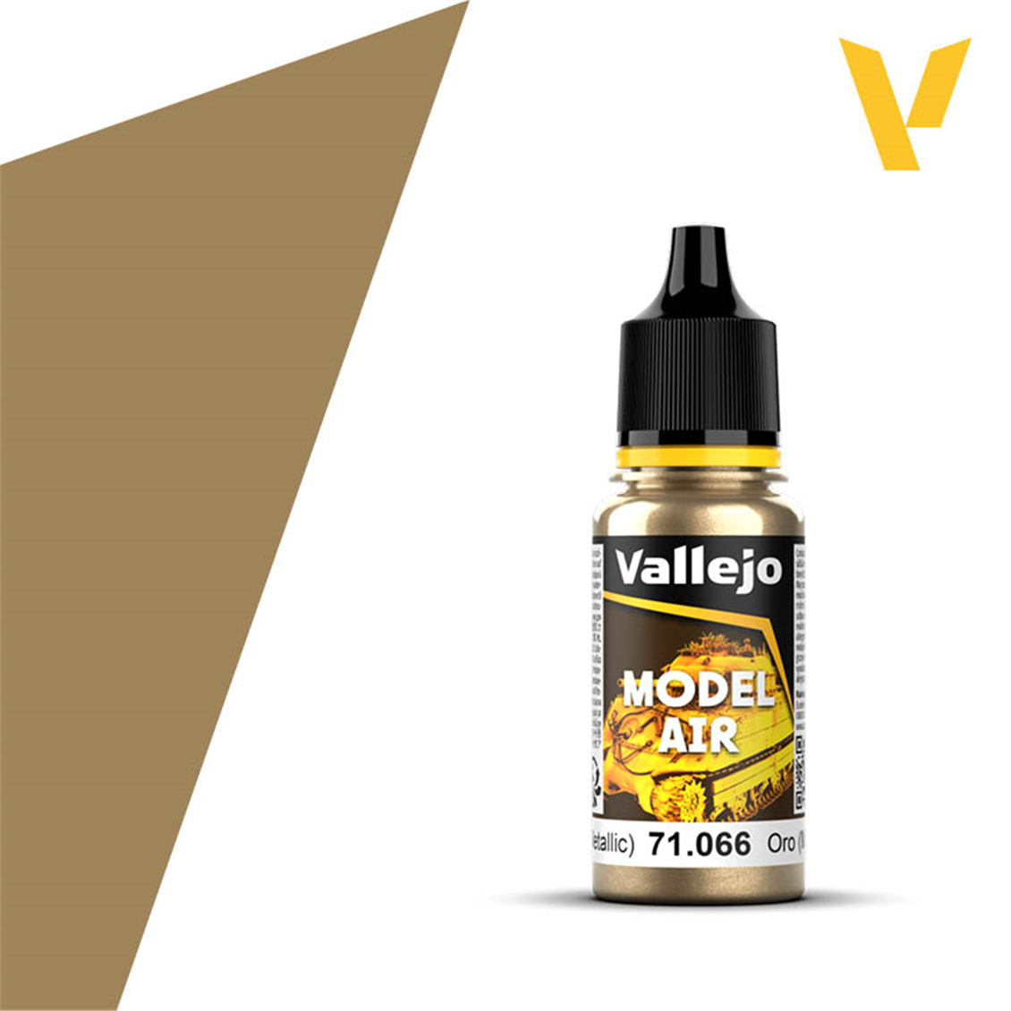 Vallejo 71066 18 ml. Gold, Model Air Serisi Model Boyası
