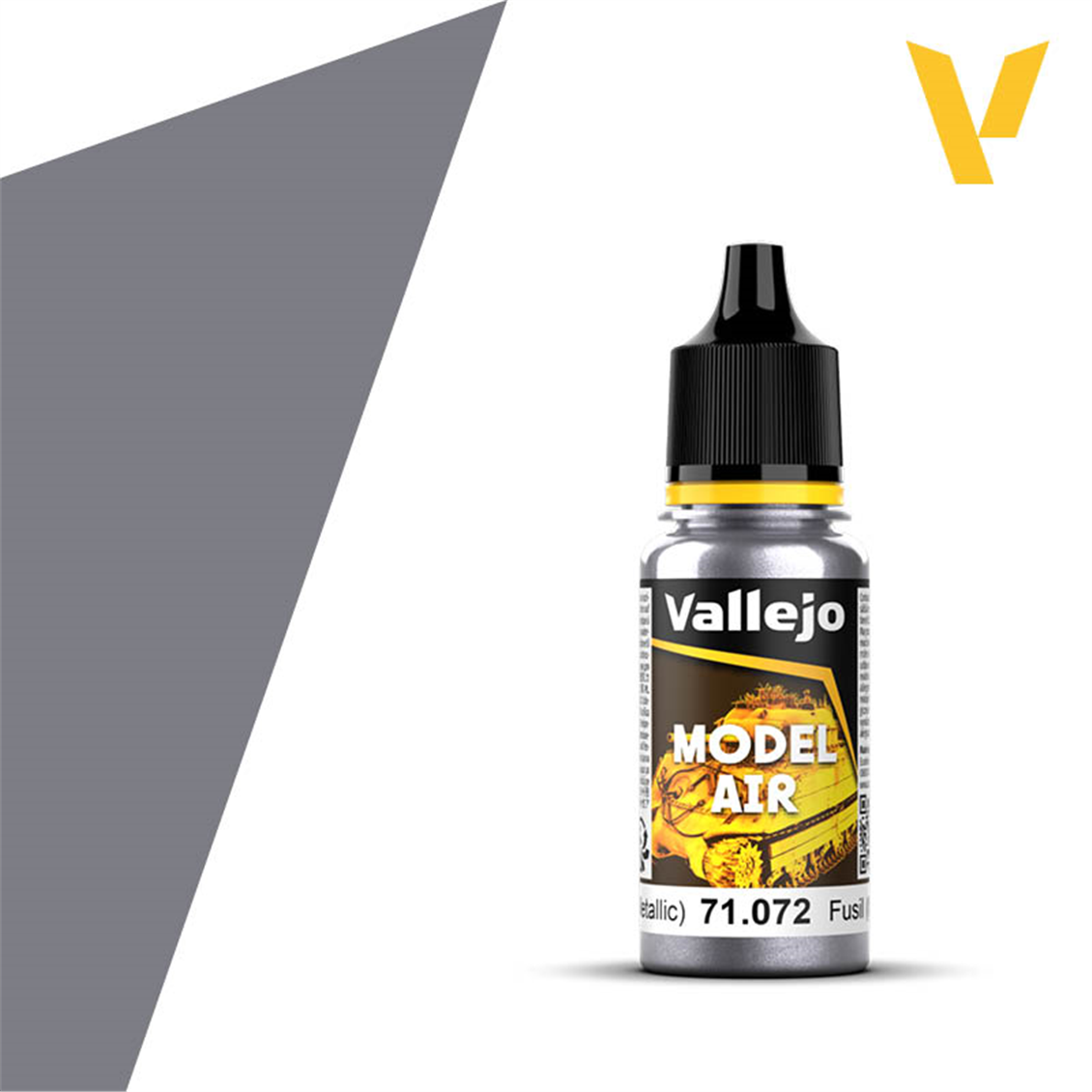 Vallejo 71072 18 ml. Gun Metal, Model Air Series Model Paint