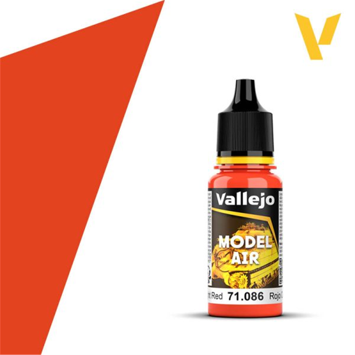 Vallejo 71086 18 ml. Light Red, Model Air Series Model Paint